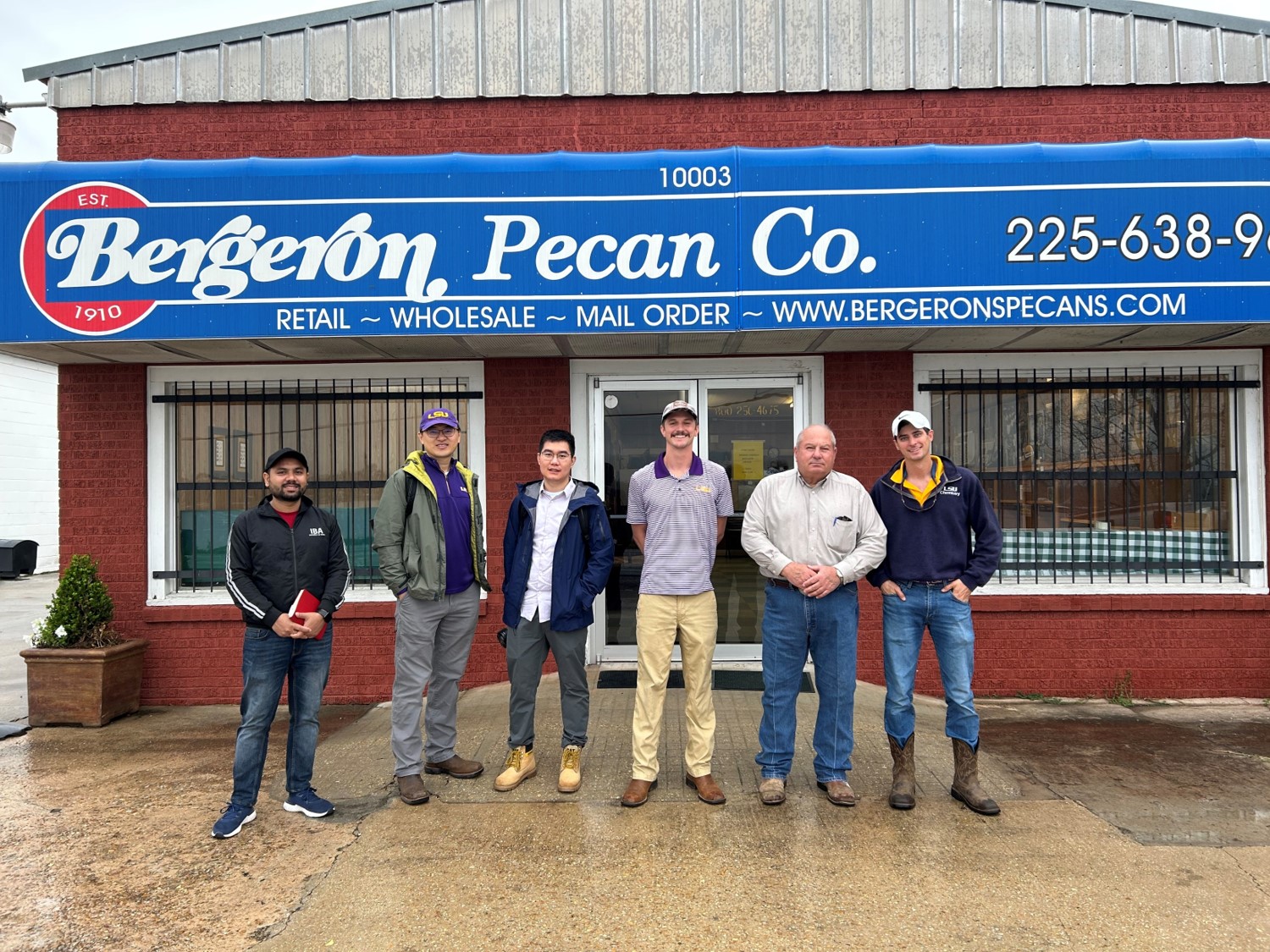 team picture from bergerons pecans