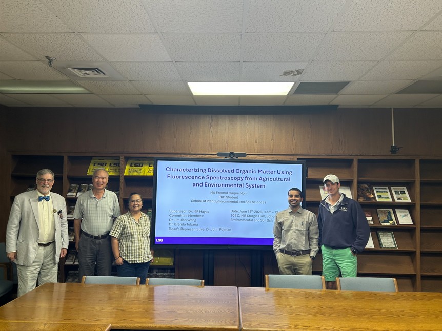 enamul with his committee and presentation