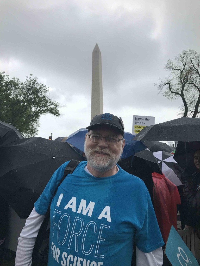 Les at the March for Science