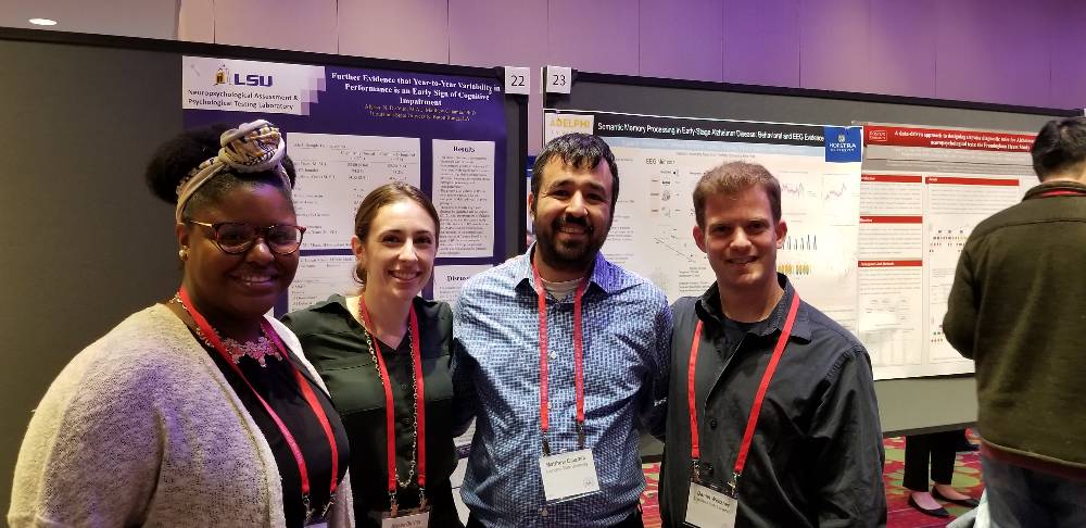 Calamia team at the International Neuropsychological Society Conference, 2019