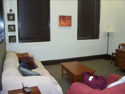 Inside of room 106 located in Audubon Hall. 