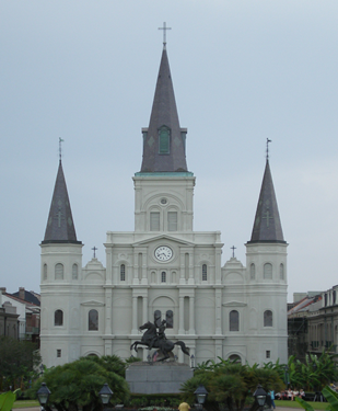 St. Louis Cathedral in New Orleans, Louisiana. 