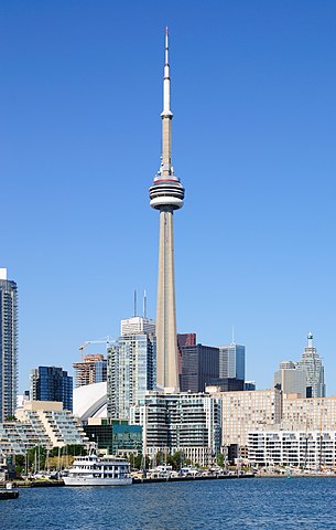 CN Tower in Toronto, Canada.