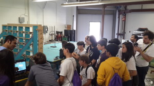 Summer Camp 1: Students are learning how to do aerodynamic testing.