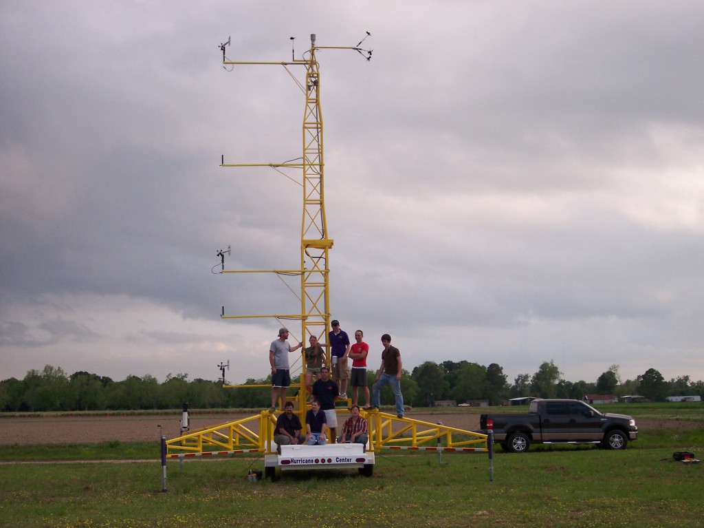 Portable, Hurricane-Hardened Meteorological Towers 1