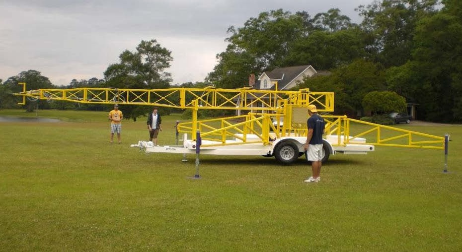 Portable, Hurricane-Hardened Meteorological Towers 2