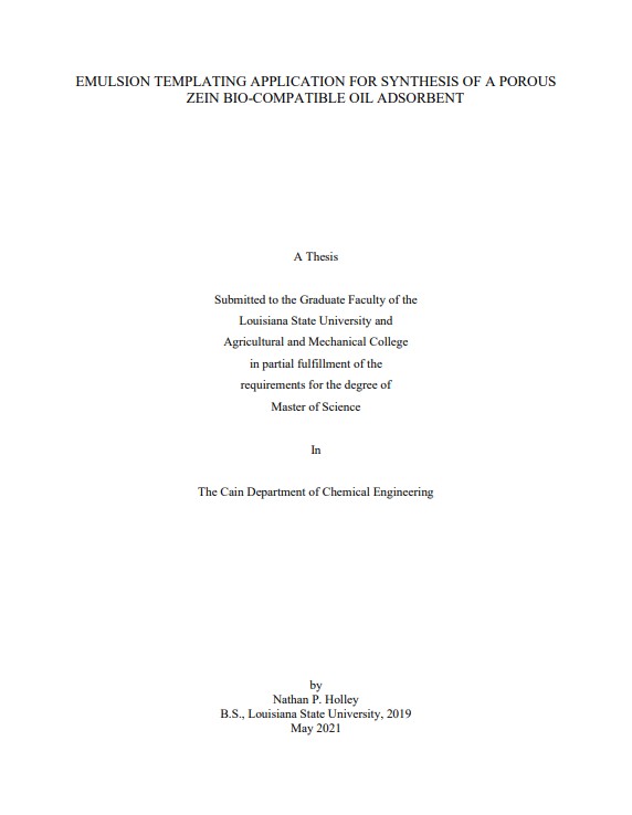 lsu thesis and dissertation