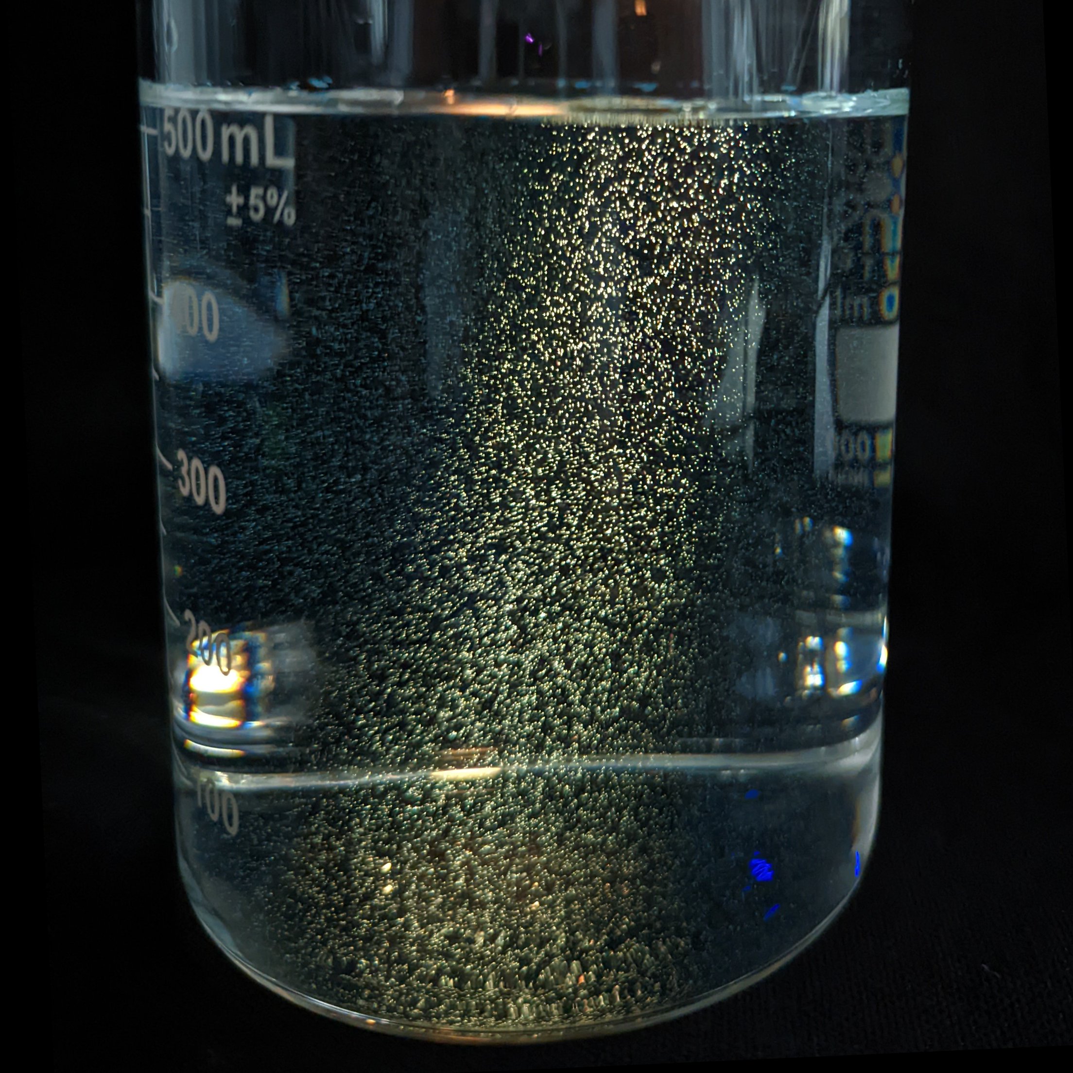 dispersion of microplastics in water