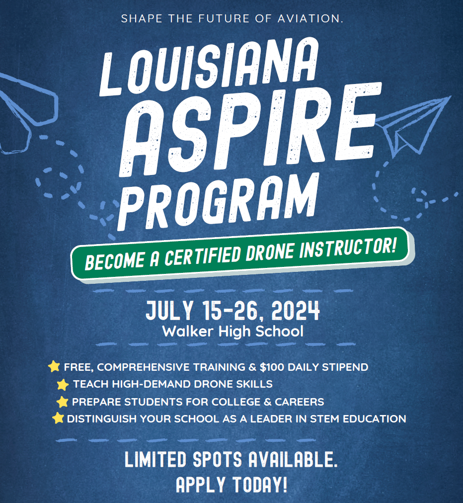 Lousiana ASPIRE Program Flyer - Description and more information below