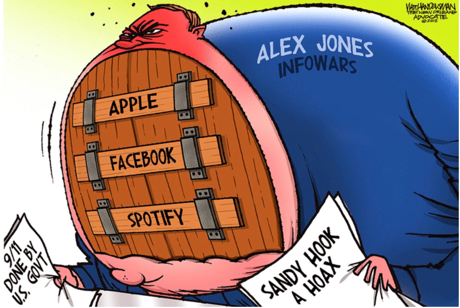 alex jones political cartoon