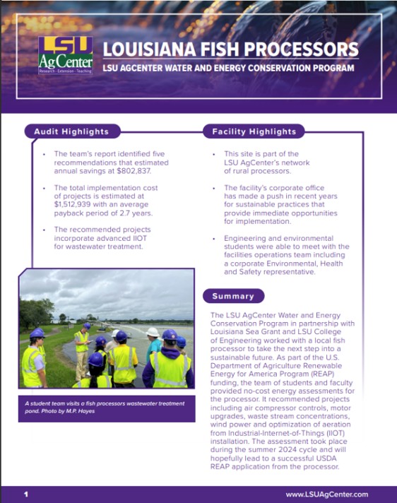 fish processor case study first page
