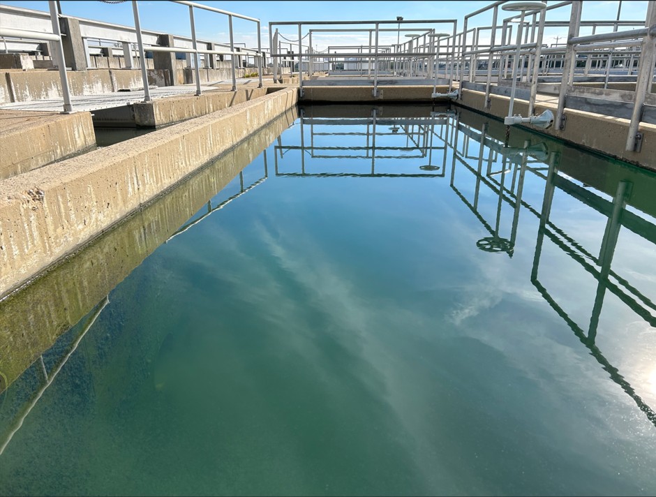 water treatment settling chamber