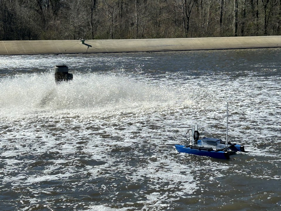 blueboat in water