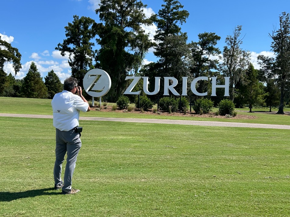 Craig taking pictures at TPC