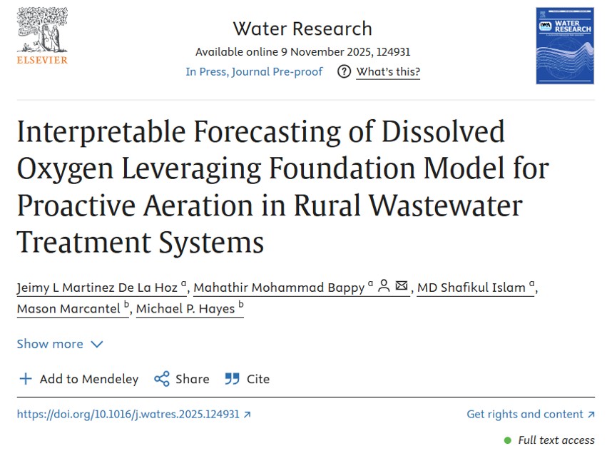 title page for journal