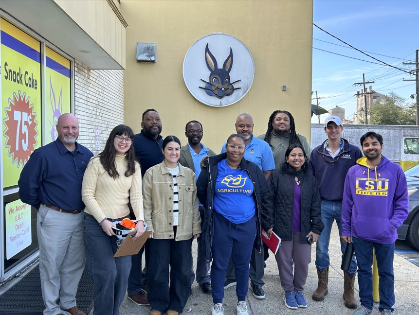 team picture from flower foods