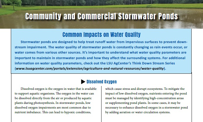 title page for stormwater series