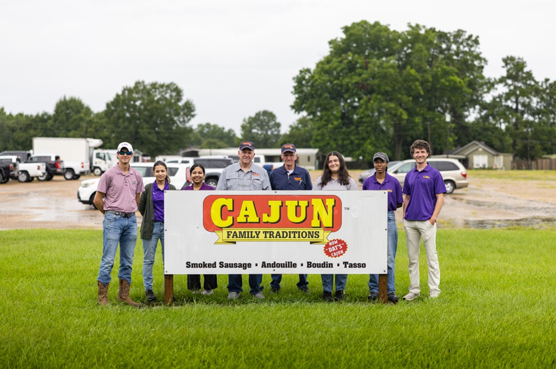 team pictures with Cajun Family