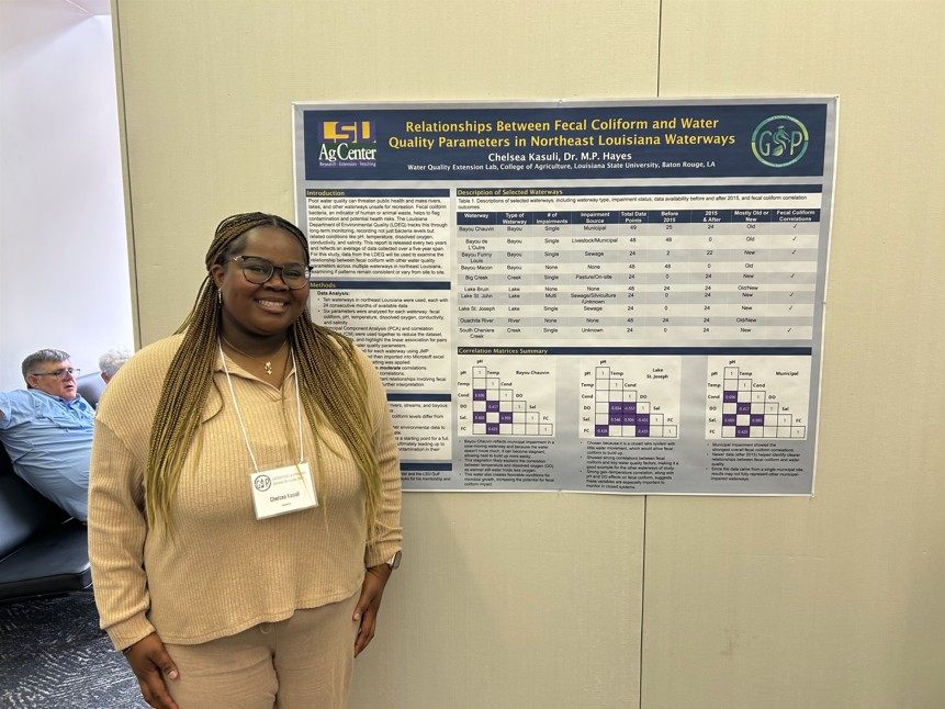 Student presentation at Gulf Scholars
