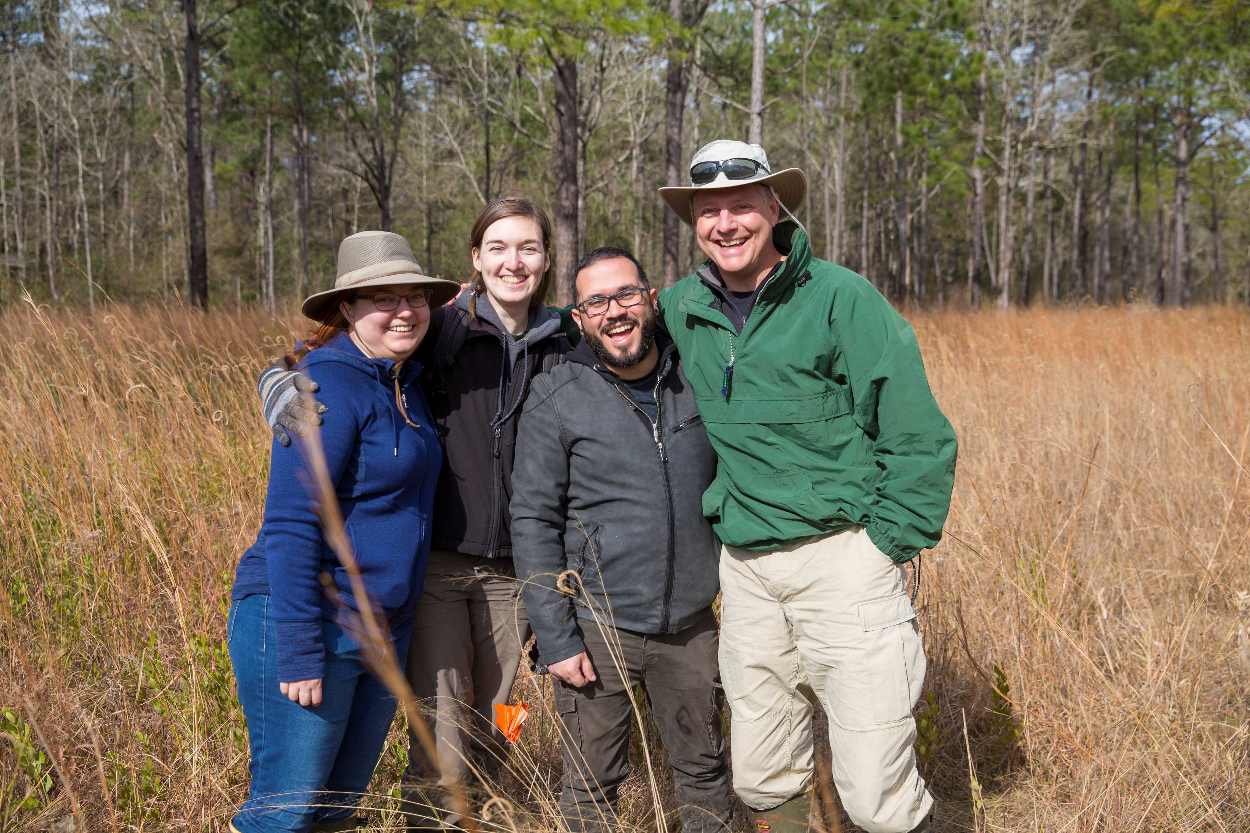 Harms research group at Eglin A.F.B.