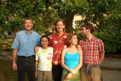 Harms Research Group at annual crawfish boil, LSU