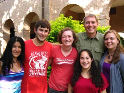 Sandra, Zach, Metha, Kyle, Katherine, Elizabeth at LSU