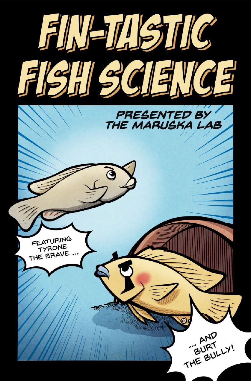 Fin-Tastic Fish Science comic book front page