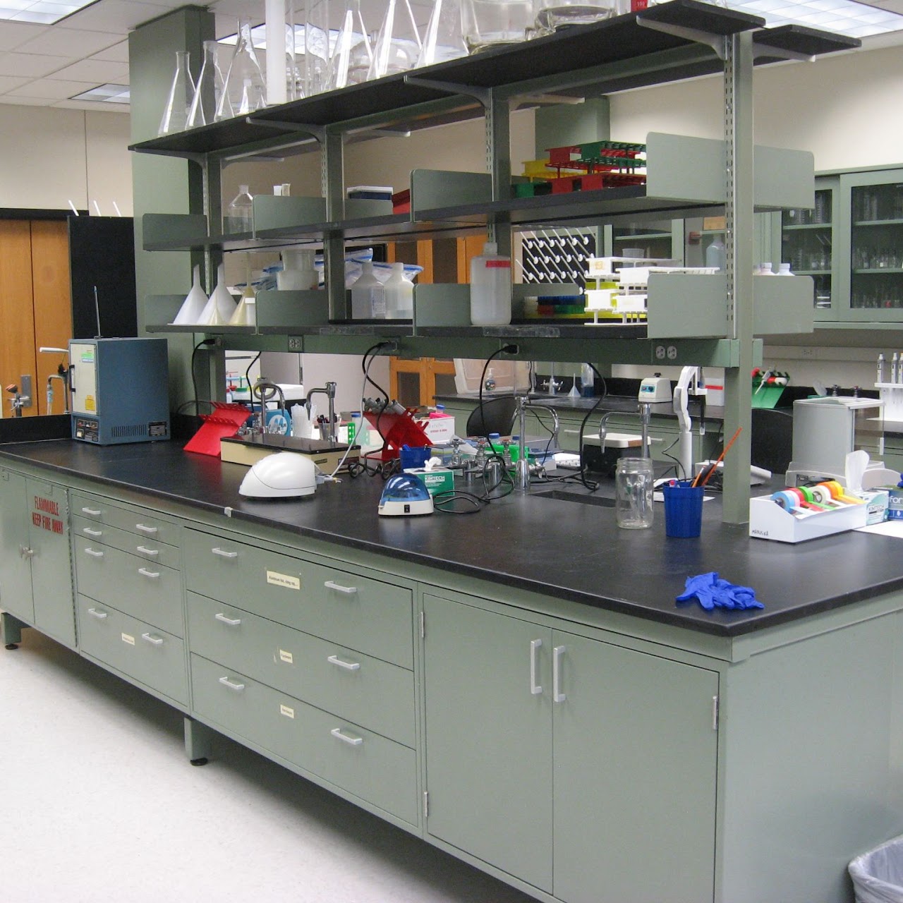 Empty Lab Station