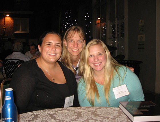 Danielle, Karen, and Karen Jr. at the J.B. Johnston Club meeting in New Orleans 2012