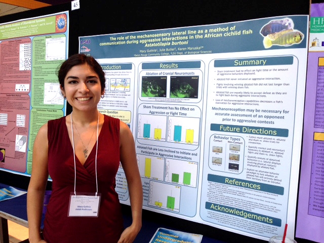 Macy presents her research at 2014 LSU SURF