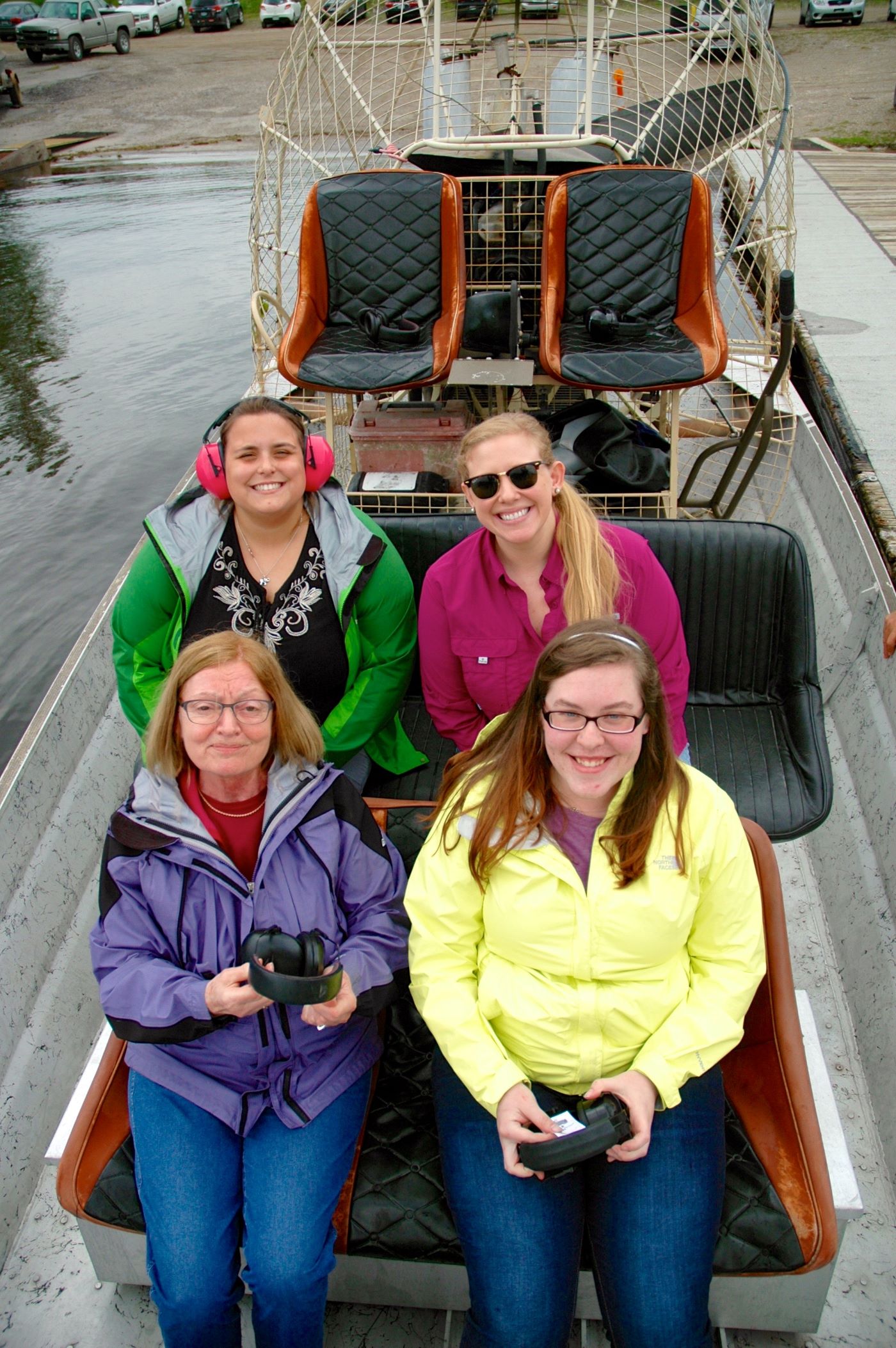 Maruska lab on an airboat