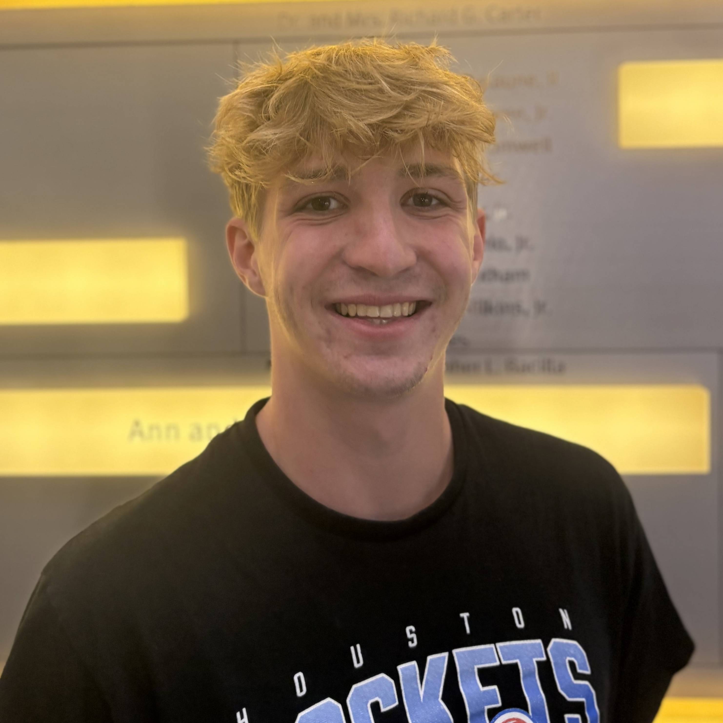 Lab member Reece Comeaux