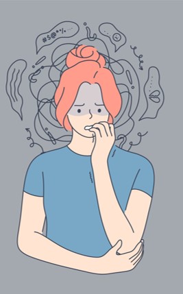 an anxiety person