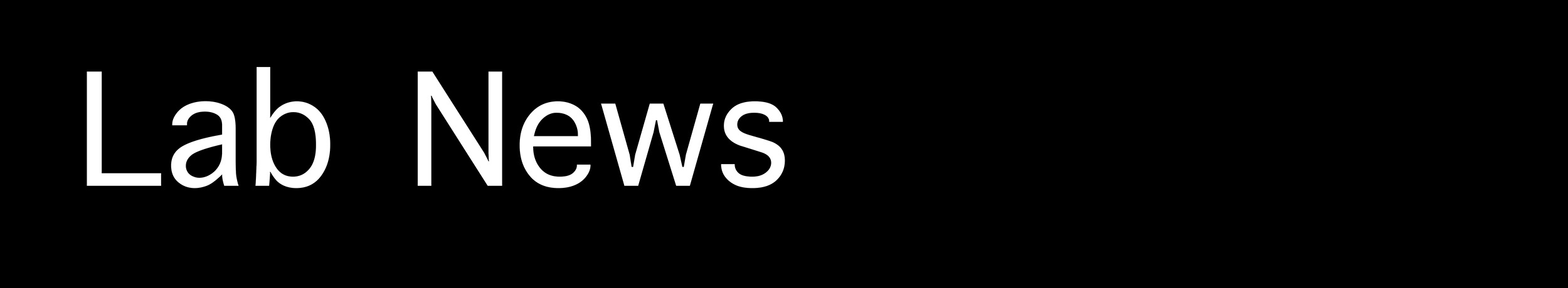Lab news