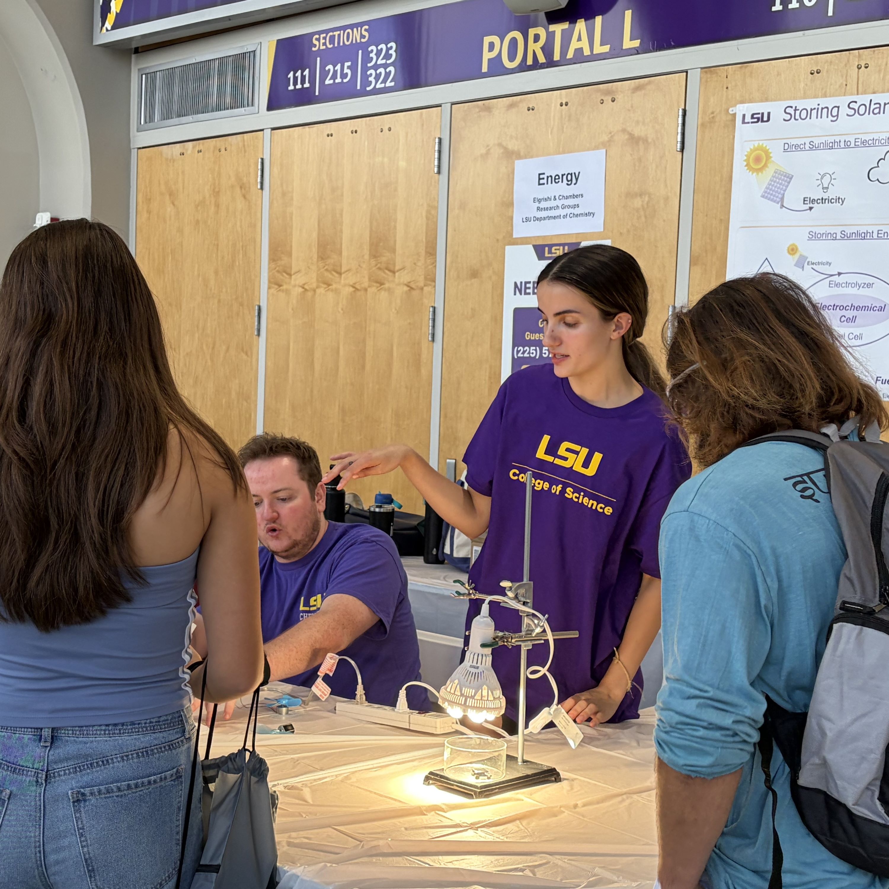 claire doing the demos