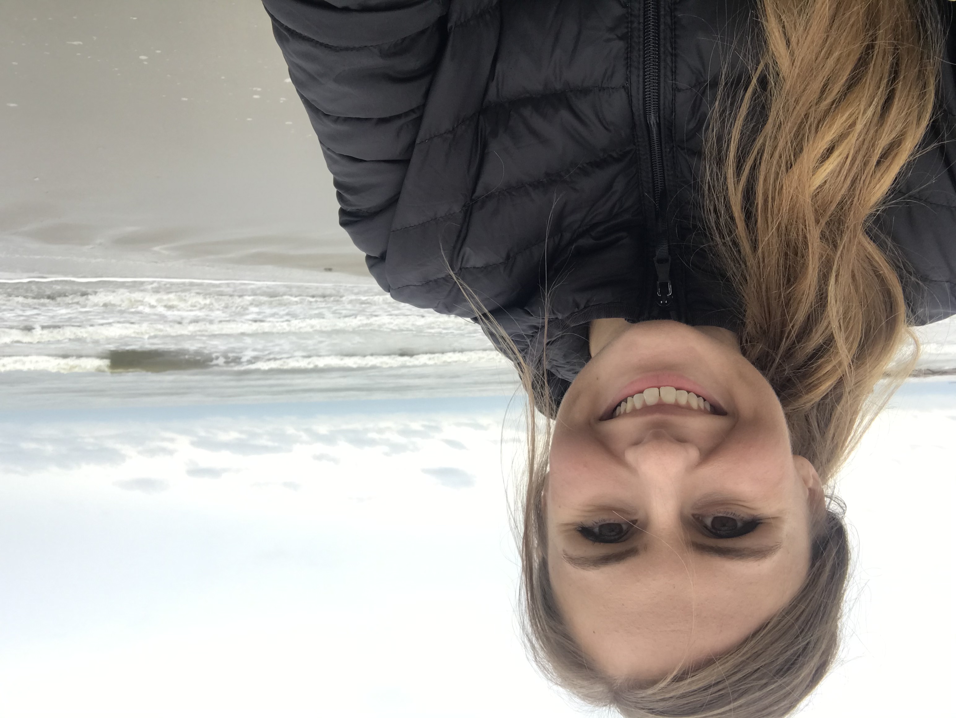 kendall day on the beach