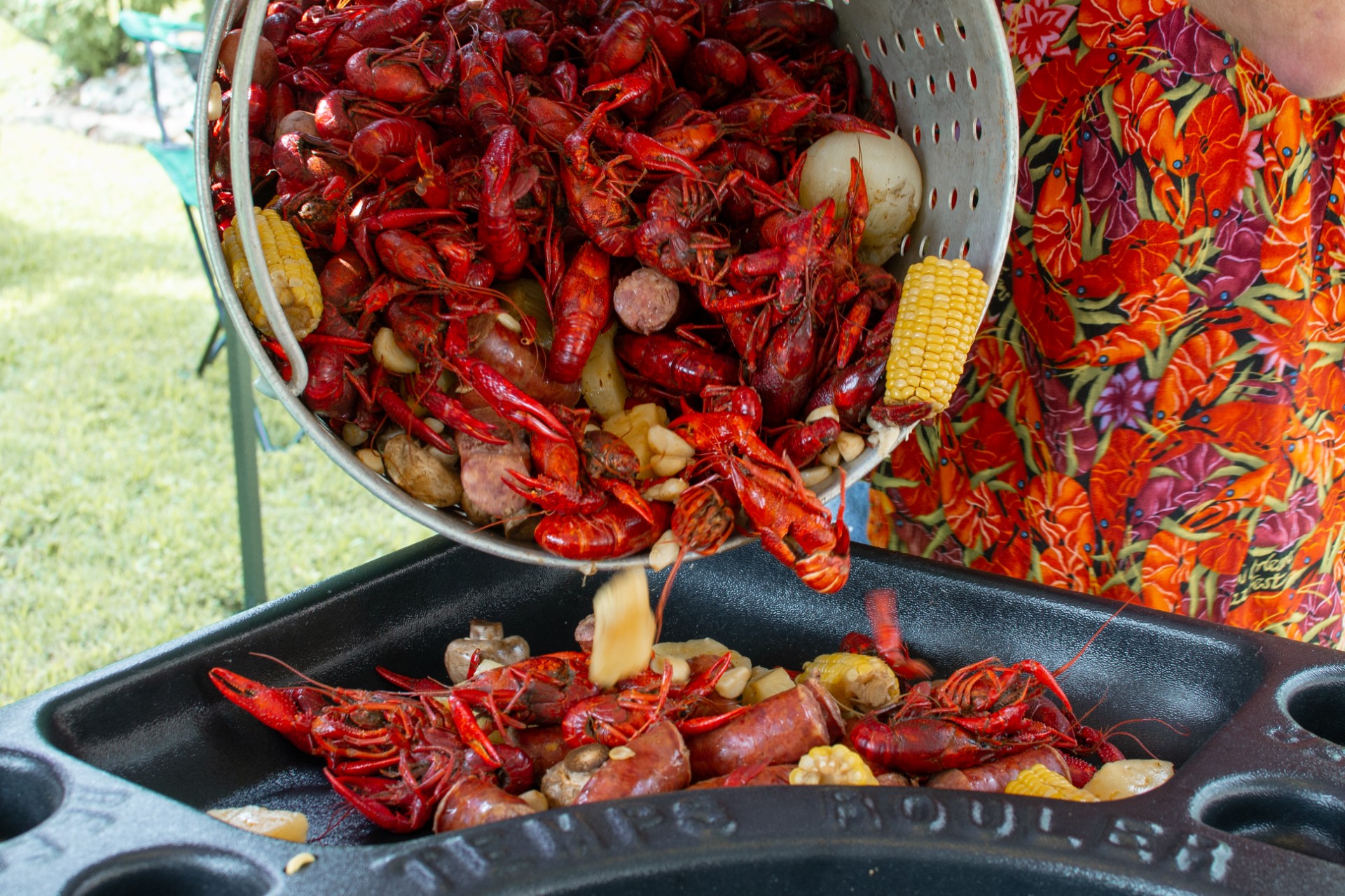 pot of crawfish