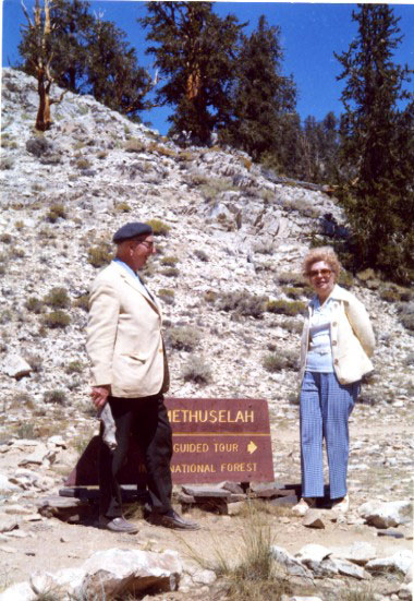 Voegelin and woman in rocky area