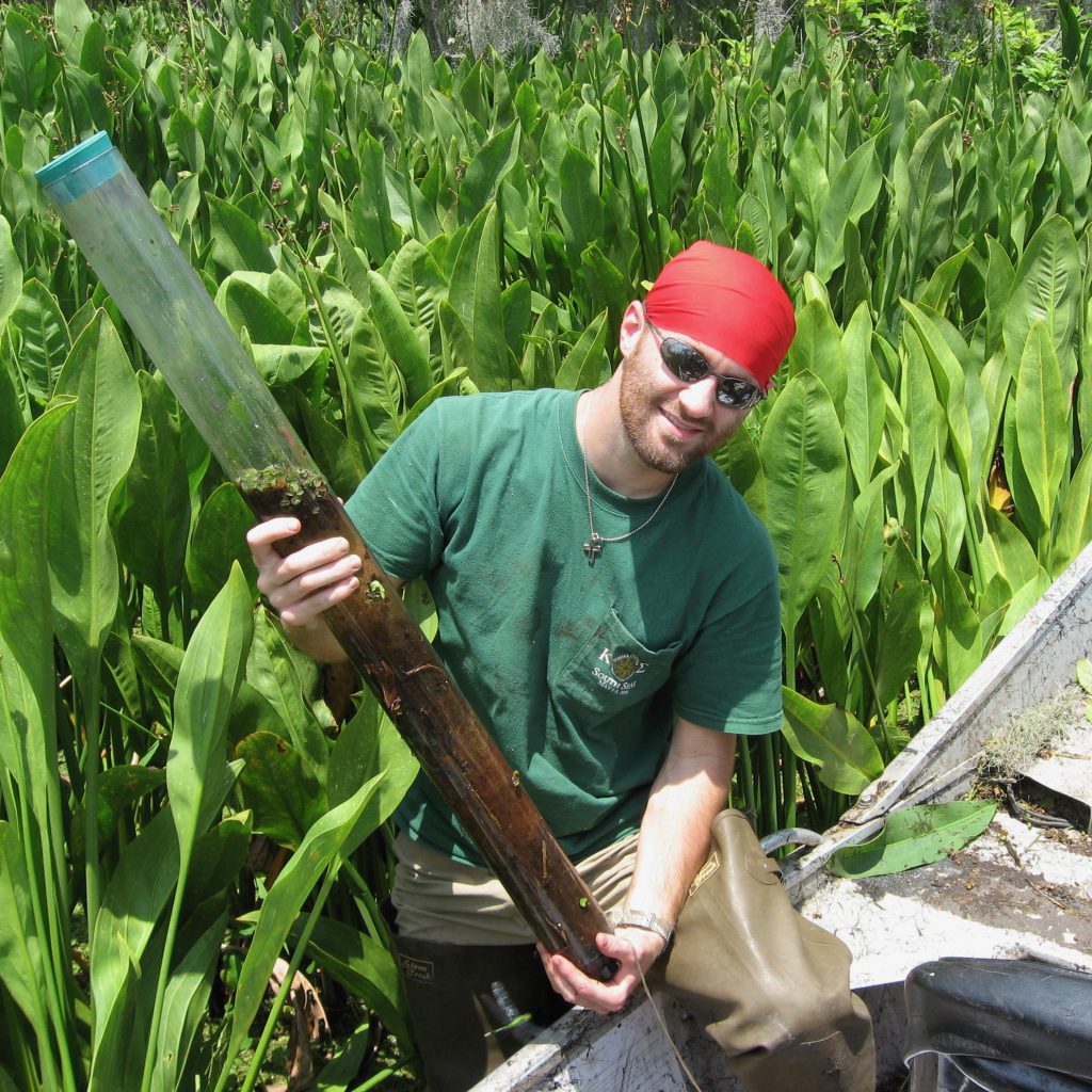 brett holding core