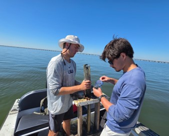 jacob on the water with jonathan