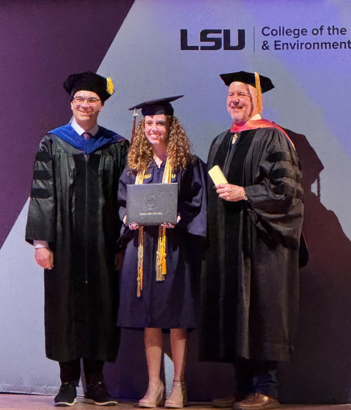 riley at graduation