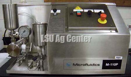 MicroFluidizer 110P High Pressure Homogenizer